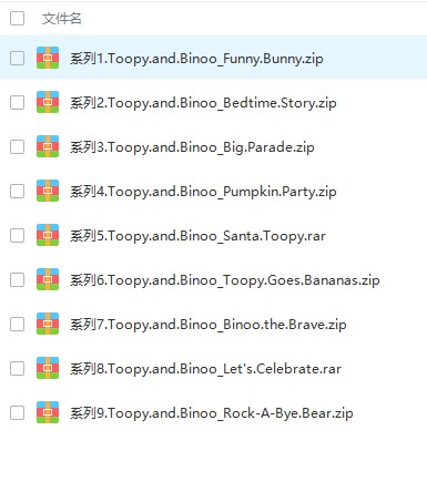 大鼠和小猫Toopy and Binoo