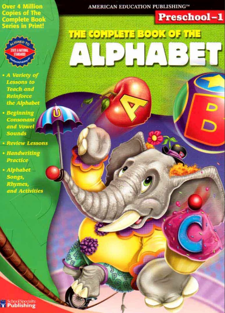 幼儿字母和数字英文教材The Complete Book of Alphabet & Numbers PDF