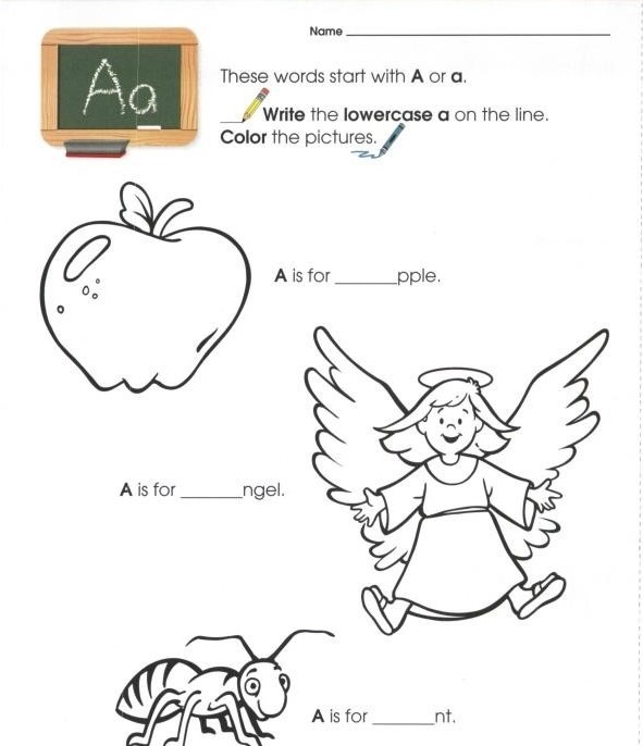 幼儿字母和数字英文教材The Complete Book of Alphabet & Numbers PDF