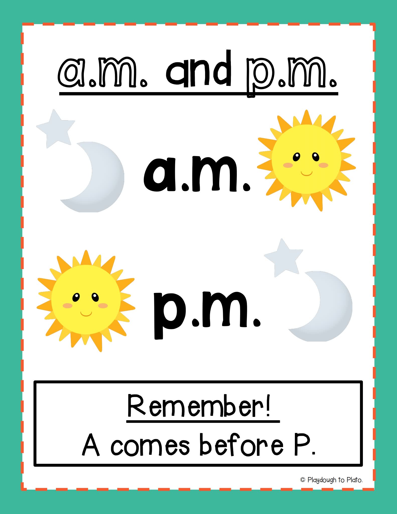 telling time activity pack